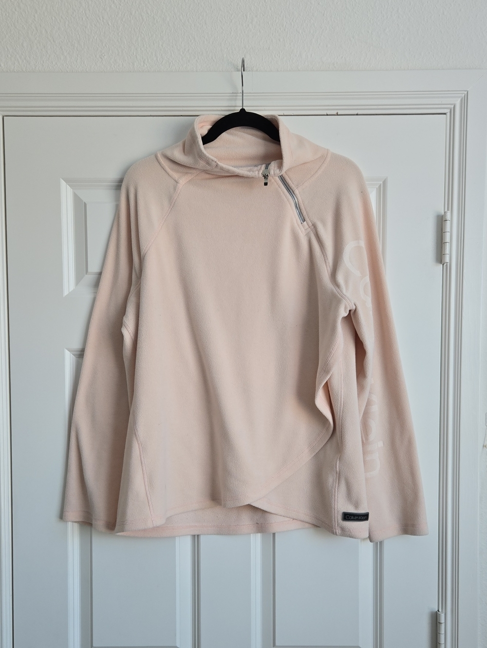 Calvin Klein Light Pink Fleece Pullover
